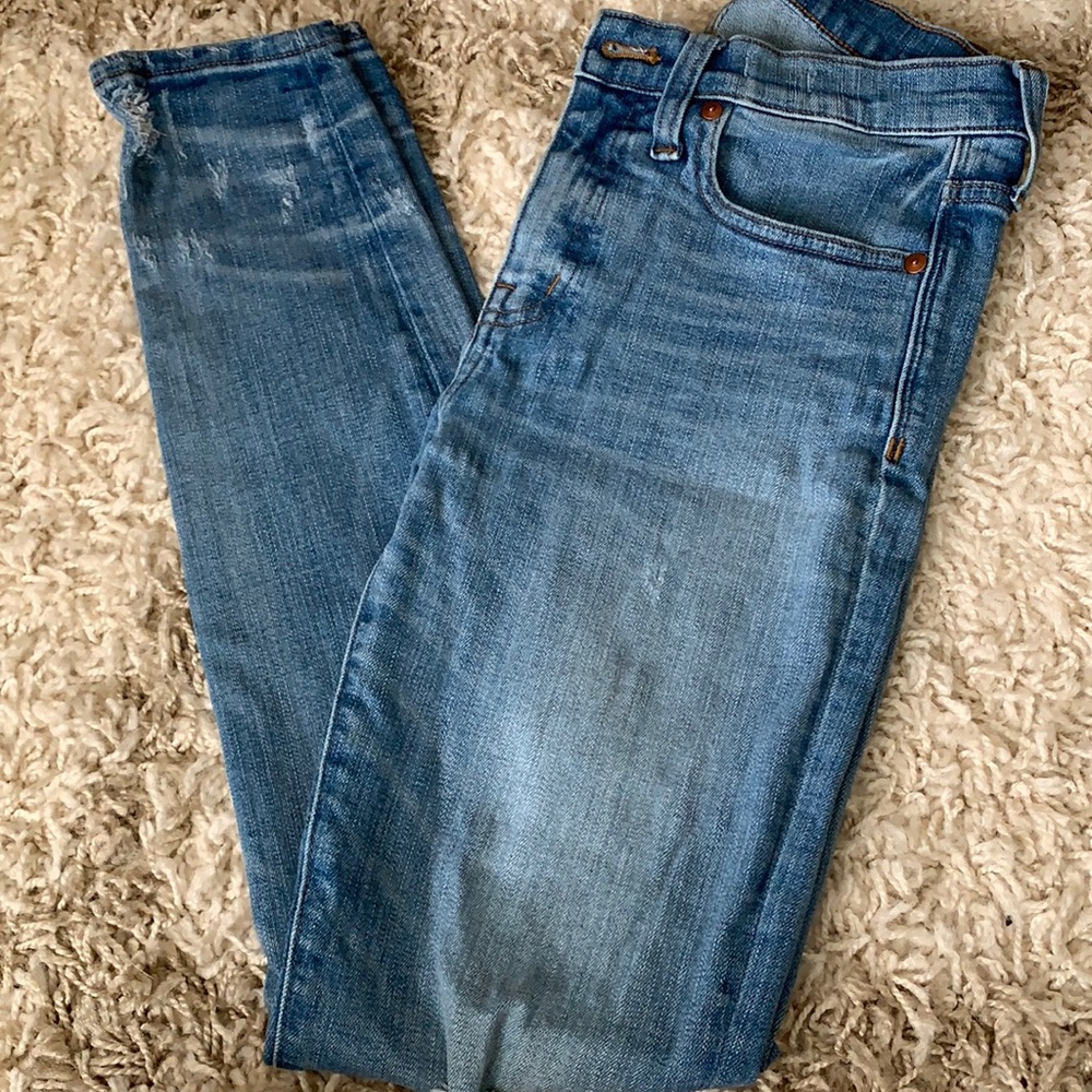 Madewell Skinny Jeans Ripped
